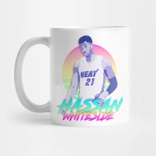 Hassan Whiteside Retro Futuristic Aesthetic Mug